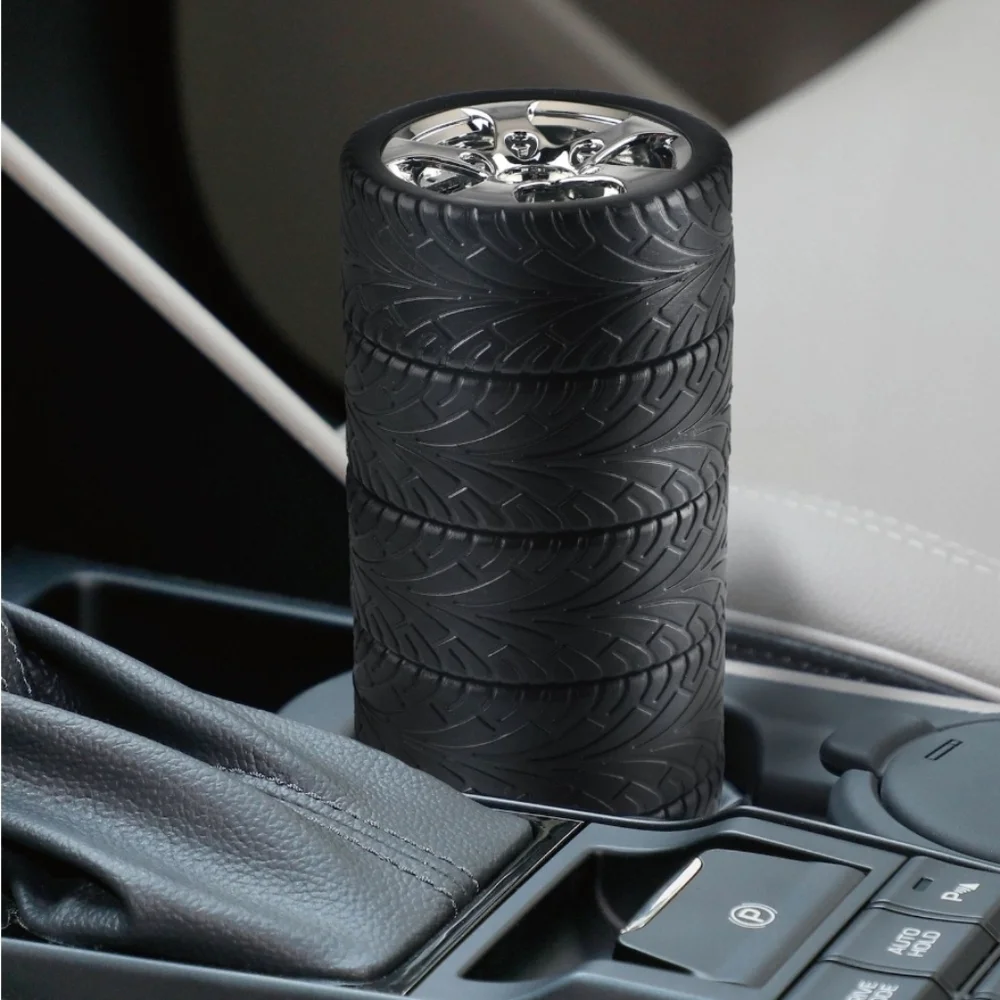 Dirty Dog Garage Tire Coffee Mug 10oz Stainless Steel  NWT - Picture 4 of 5